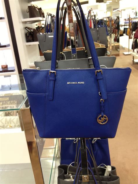 royal blue mk purse|michael kors blue denim purse.